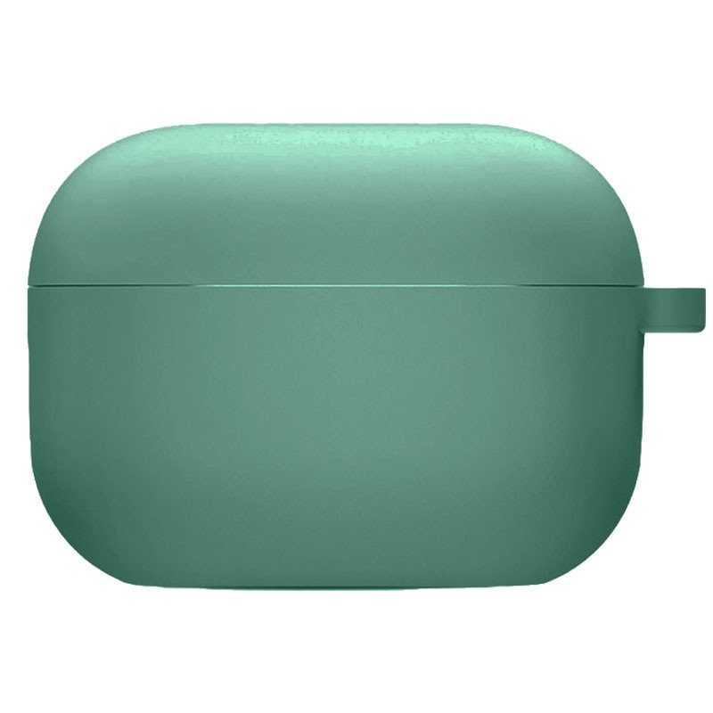 Силіконовий футляр з мікрофіброю для навушників Airpods 4 / 5 Зелений / Pine Needle 2
