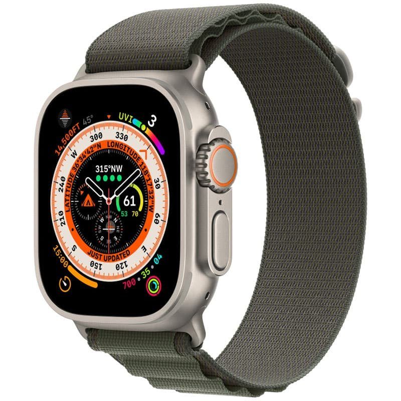 Ремінець Alpine Loop для Apple Watch 42(ser.1-3)/44/45/46/49mm (m/l) Зелений / Green