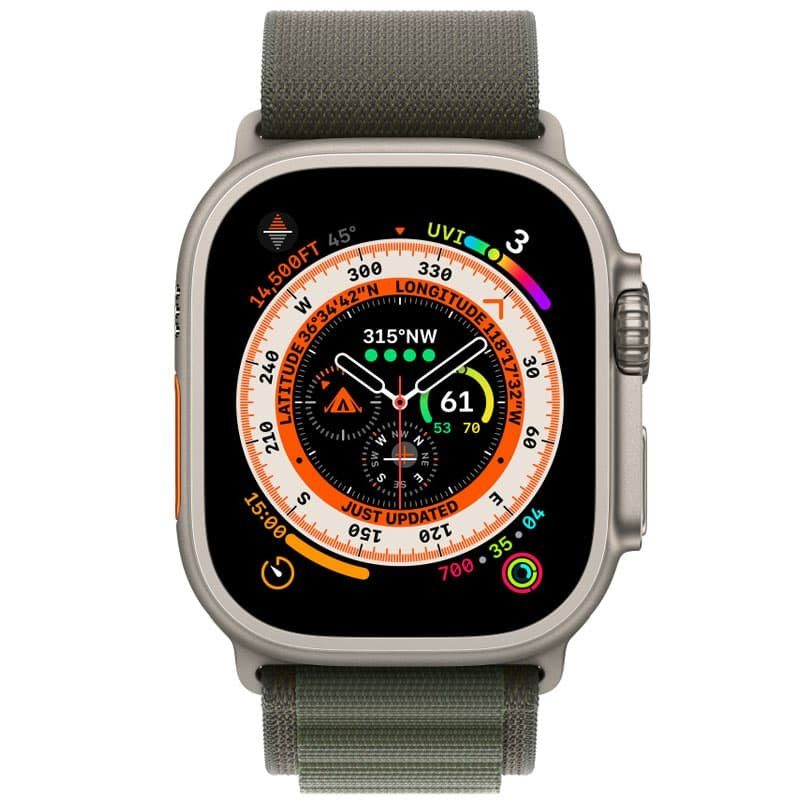 Ремінець Alpine Loop для Apple Watch 42(ser.1-3)/44/45/46/49mm (m/l) Зелений / Green 2