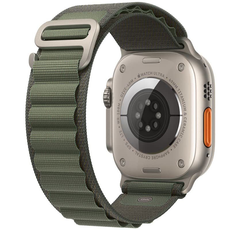 Ремінець Alpine Loop для Apple Watch 42(ser.1-3)/44/45/46/49mm (m/l) Зелений / Green 3