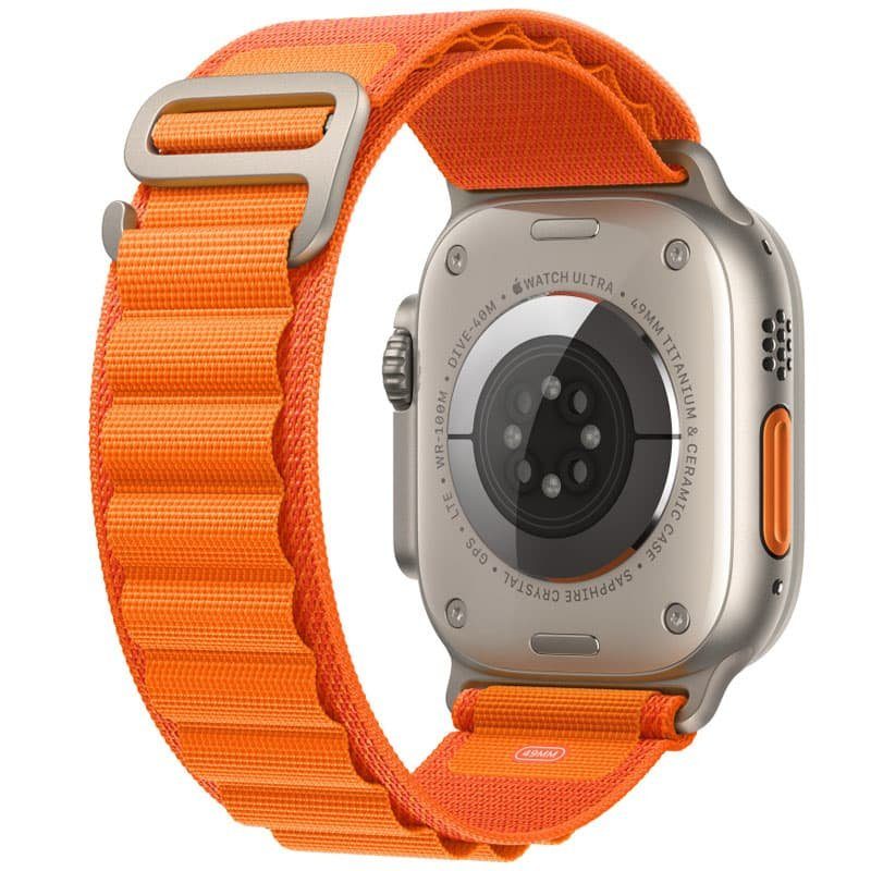 Ремінець Alpine Loop для Apple Watch 42(ser.1-3)/44/45/46/49mm (m/l) Помаранчевий / Orange 3