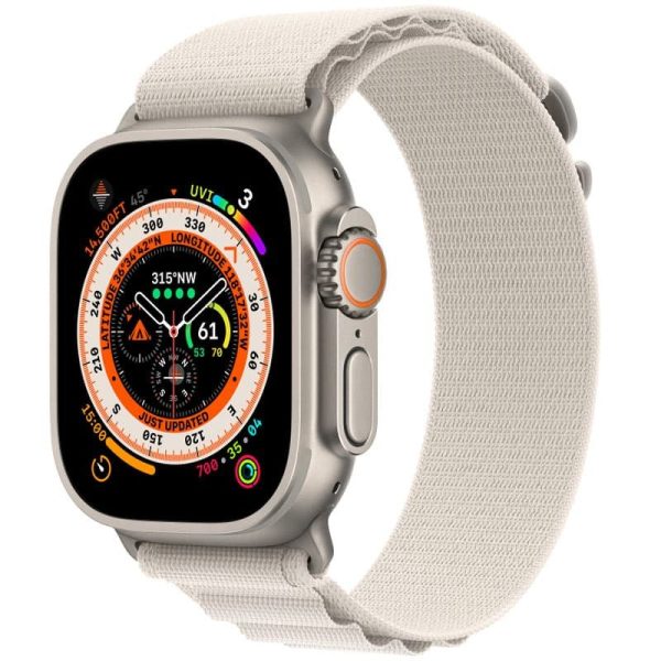 Ремінець Alpine Loop для Apple Watch 42(ser.1-3)/44/45/46/49mm (m/l) Сірий / Starlight