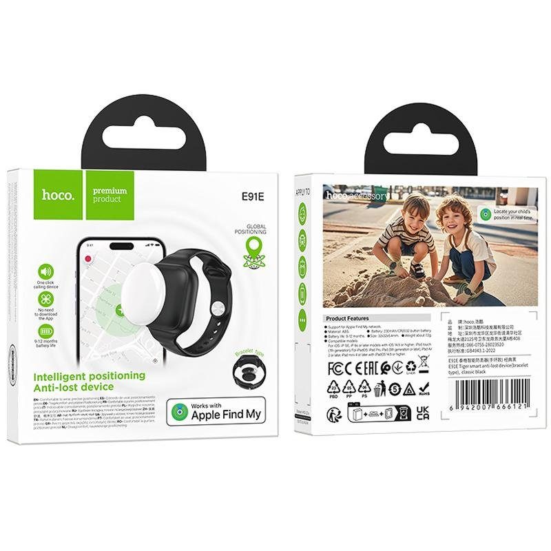 Трекер Hoco E91E Tiger Bracelet 230 mAh Classic Black 3