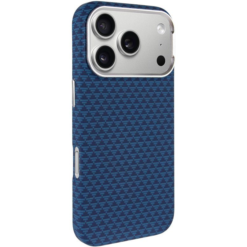 Чохол TPU+PC KVZV Triangular Pattern with Magnetic Fit для Apple iPhone 17 Pro Max / 18 Pro Max 6.9 Blue