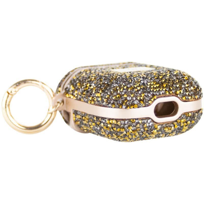 TPU чохол Bling World Rock Diamond для навушників AirPods 1/2 Золотий 5