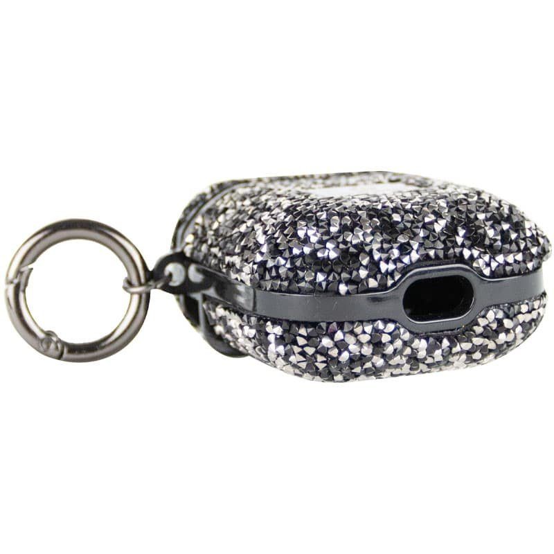 TPU чохол Bling World Rock Diamond для навушників AirPods 1/2 Чорний 5