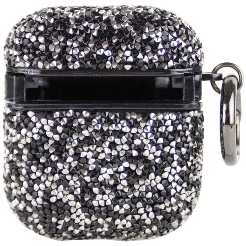 TPU чохол Bling World Rock Diamond для навушників AirPods 1/2 Чорний 2