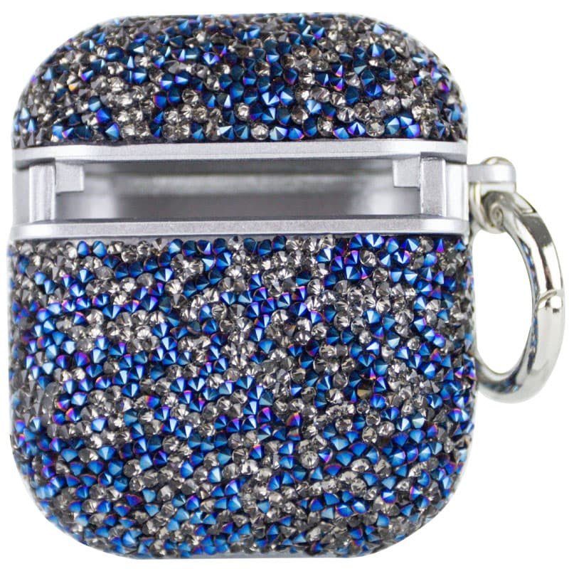 TPU чохол Bling World Rock Diamond для навушників AirPods 1/2 Синій 2