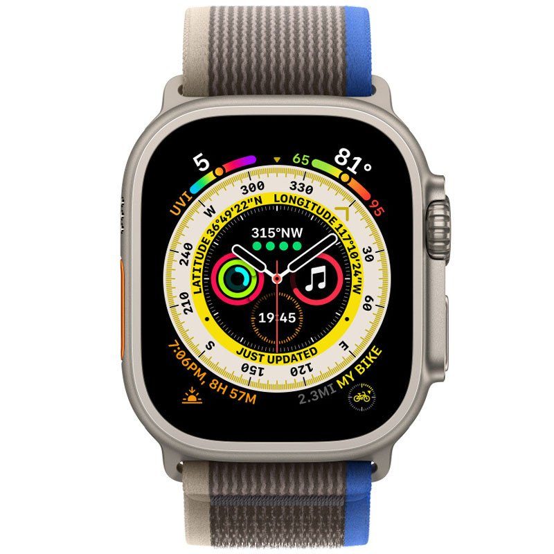 Ремінець Trail Loop для Apple Watch 42(ser.1-3)/44/45/46/49mm (m/l) Blue / Gray 2