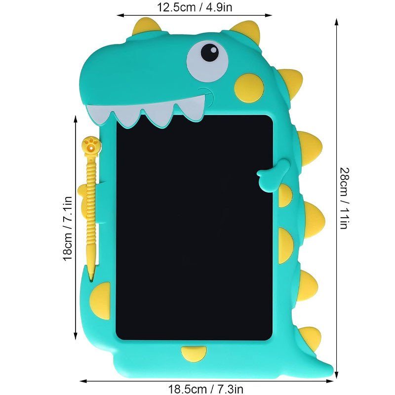 Планшет для малювання Dinosaur 8,5 дюймів Green 3