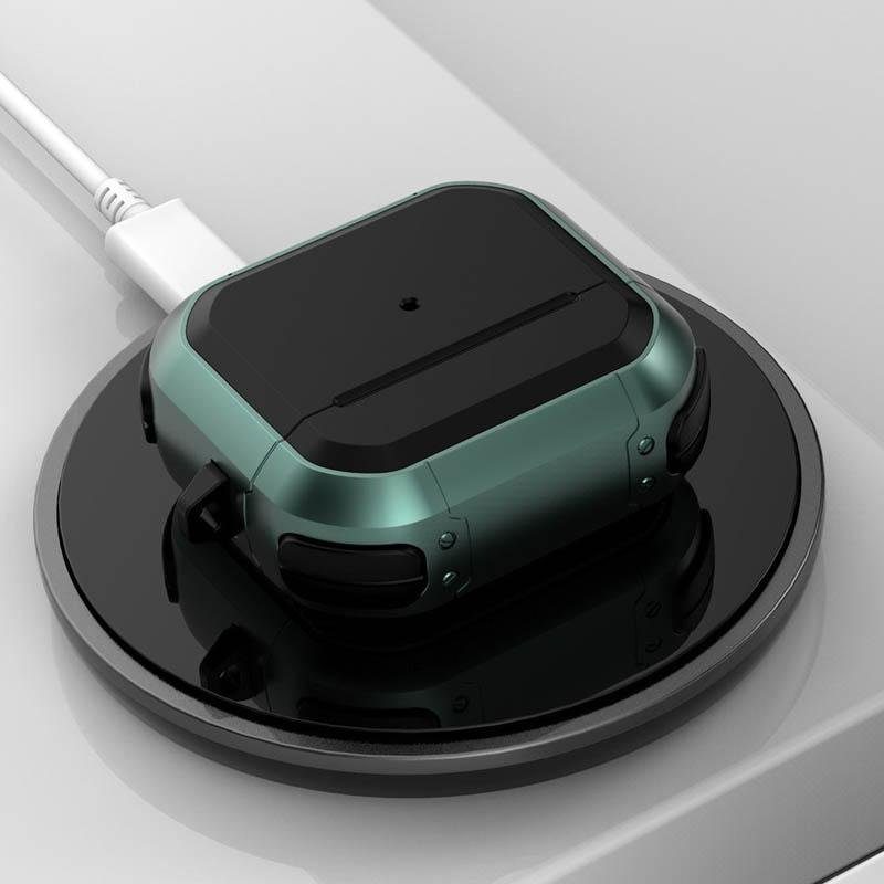 Футляр протиударний Black ed. для навушників Airpods 3 Apple Green 6