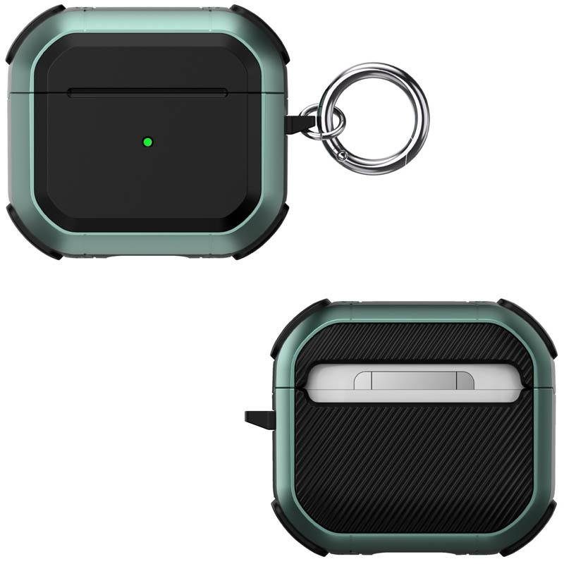 Футляр протиударний Black ed. для навушників Airpods 3 Apple Green 4