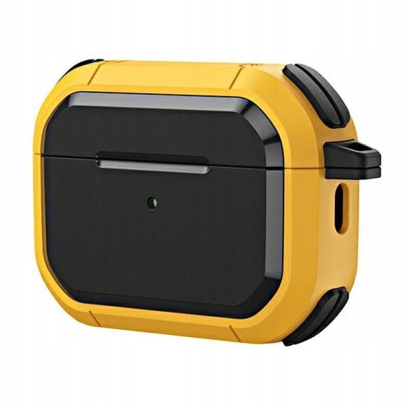 Футляр протиударний Black ed. для навушників Airpods 3 Yellow 4
