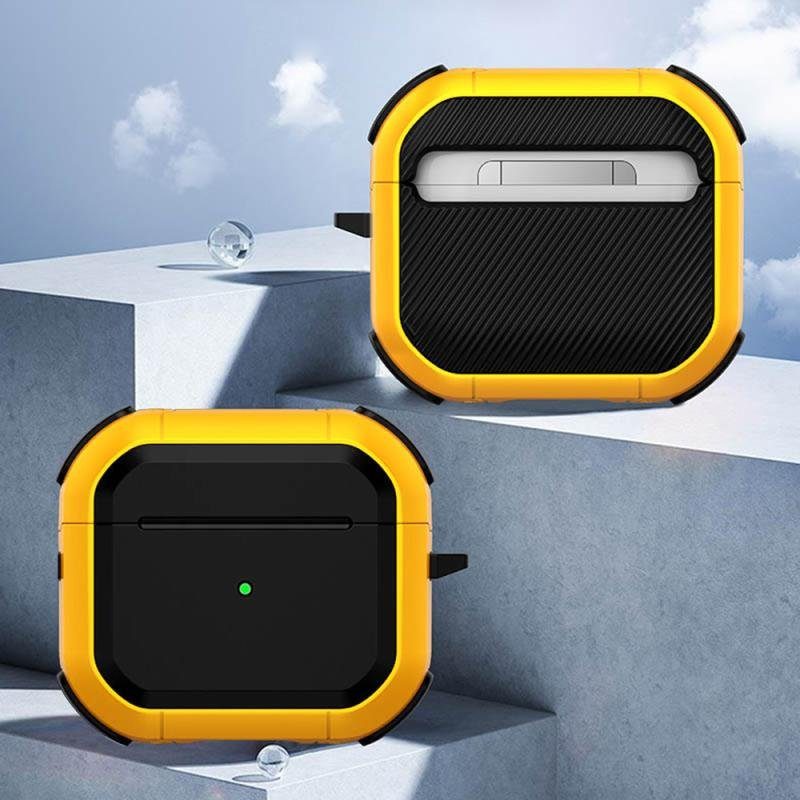 Футляр протиударний Black ed. для навушників Airpods 3 Yellow 2