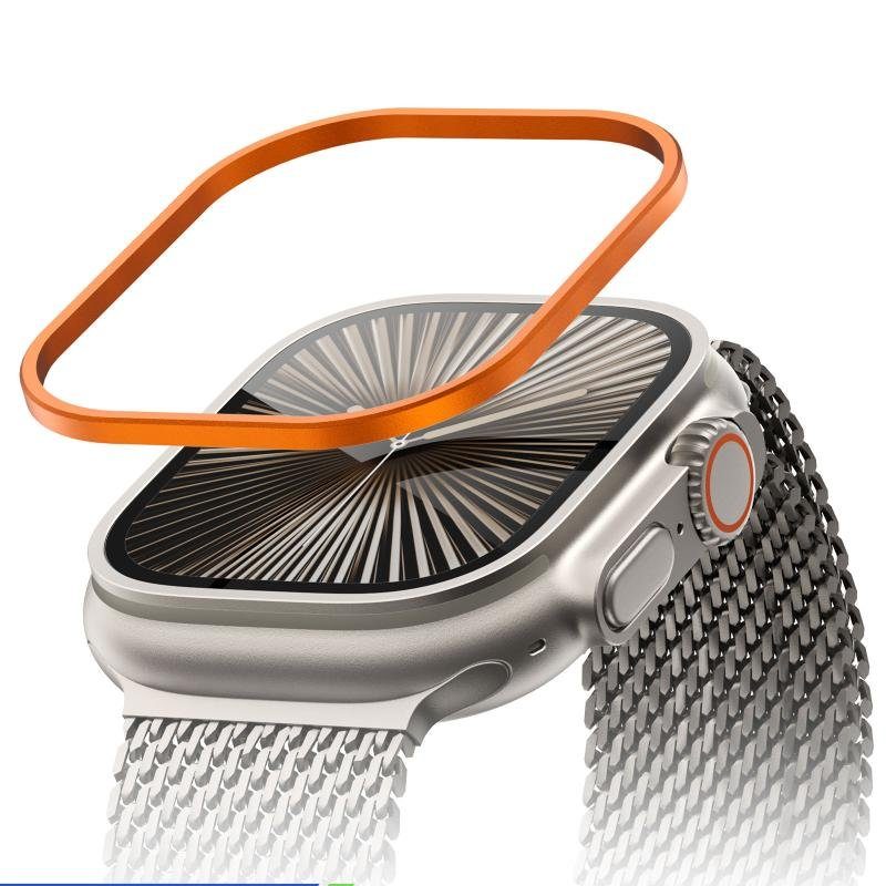 Захисна рамка BlueO Titanium Frame для Apple Watch Ultra 1/2/3/4 49mm Orange 2