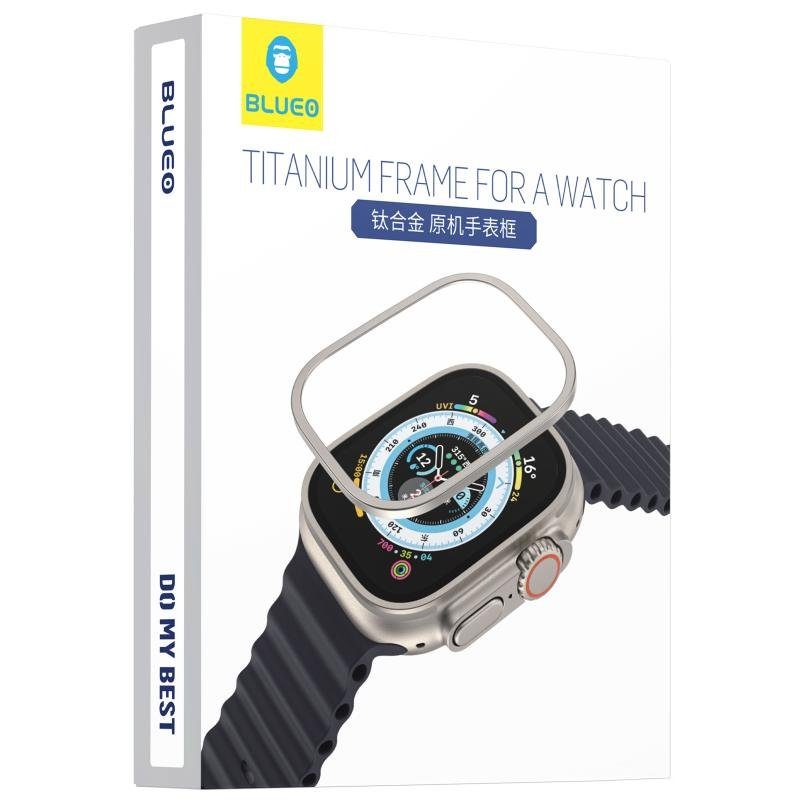 Захисна рамка BlueO Titanium Frame для Apple Watch Ultra 1/2/3/4 49mm Orange 3