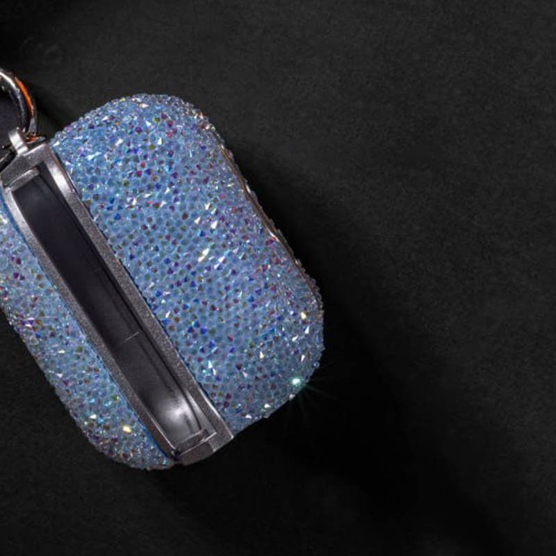 TPU чохол Bling World Rock Diamond для навушників AirPods 3 Блакитний 3