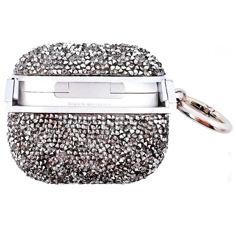 TPU чохол Bling World Rock Diamond для навушників AirPods 3 Срібний 3