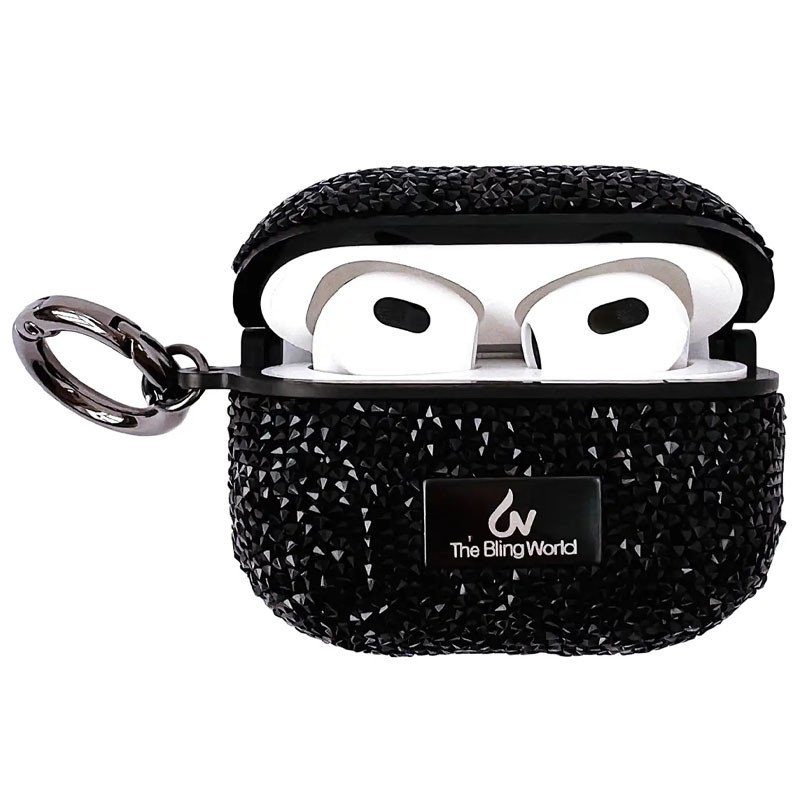 TPU чохол Bling World Rock Diamond для навушників AirPods 3 Чорний 2