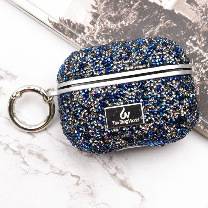 TPU чохол Bling World Rock Diamond для навушників AirPods 3 Синій 6