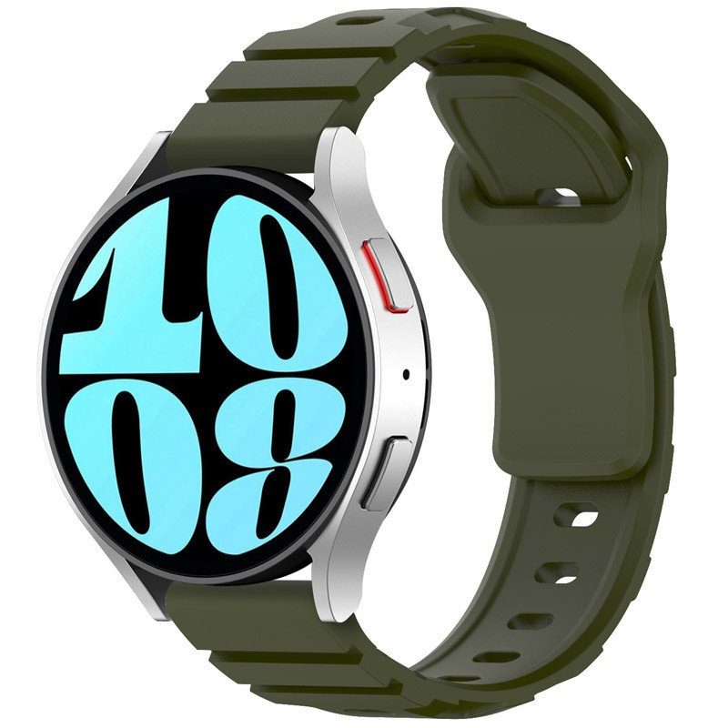 Силіконовий ремінець Defense для Smart Watch 20mm Dark Olive