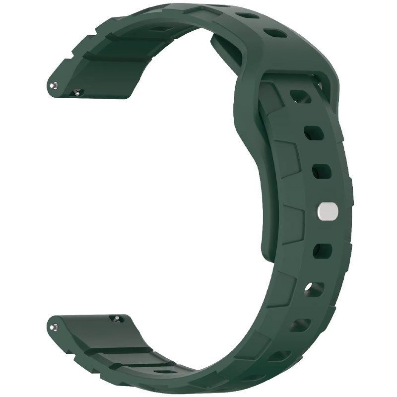 Силіконовий ремінець Defense для Smart Watch 20mm Pine green 2