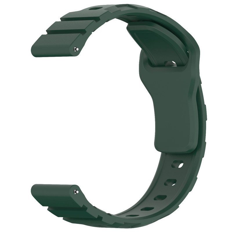 Силіконовий ремінець Defense для Smart Watch 20mm Pine green 3