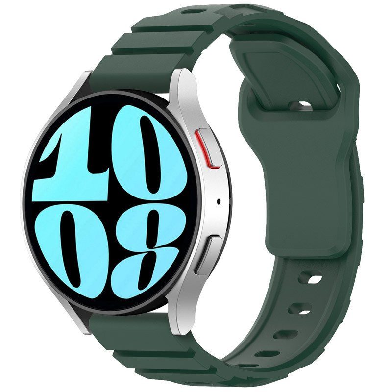 Силіконовий ремінець Defense для Smart Watch 20mm Pine green
