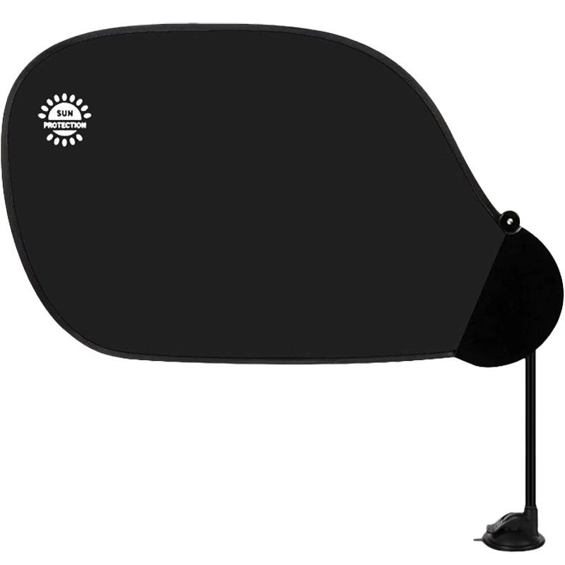 Сонцезахисний козирок для автомобіля (на присосці) (0.58x0.36m) Black