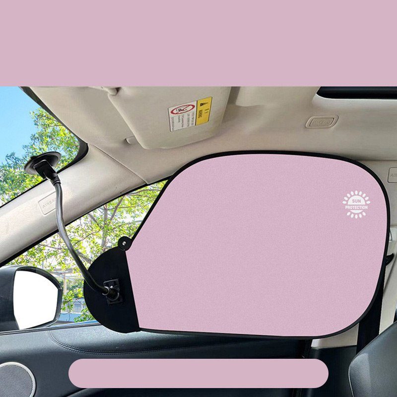 Сонцезахисний козирок для автомобіля (на присосці) (0.58x0.36m) Pink 2