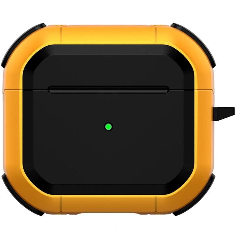 Футляр протиударний Black ed. для навушників Airpods Pro Yellow 2