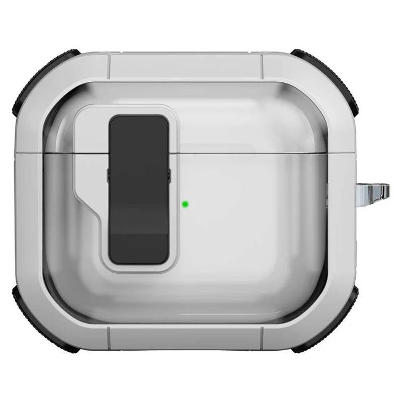 Футляр протиударний Locking Button для навушників Airpods 3 White