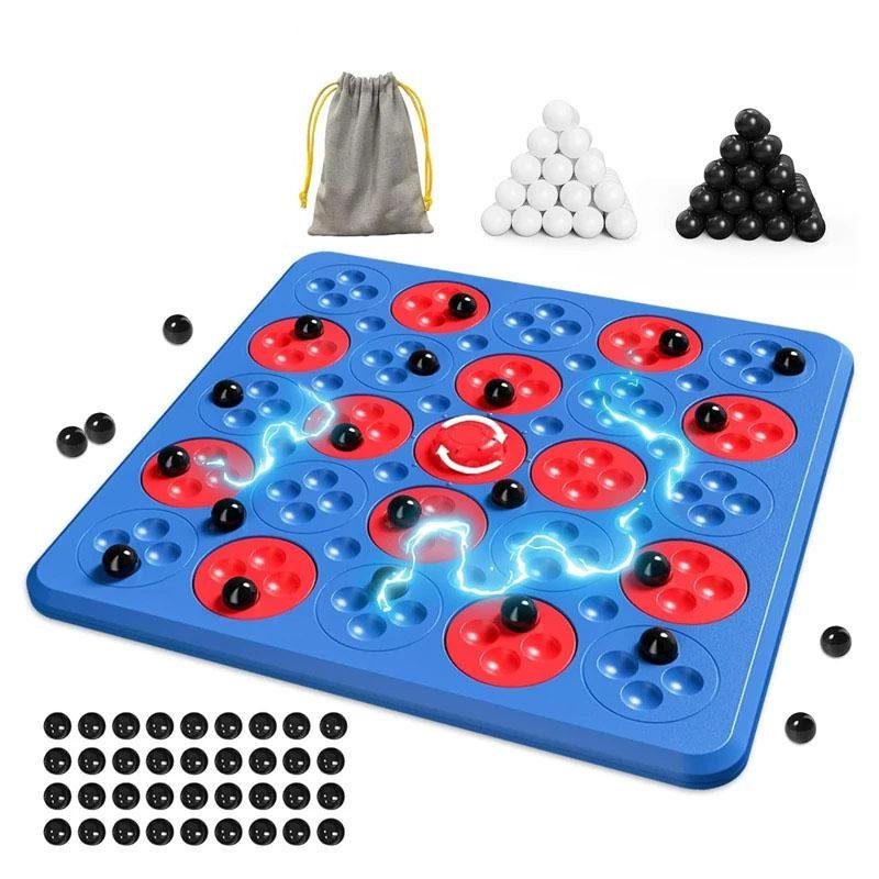 Настільна інтерактивна гра Ummi ME-194 Magnetic Chess Game 5 in a Row Blue 2