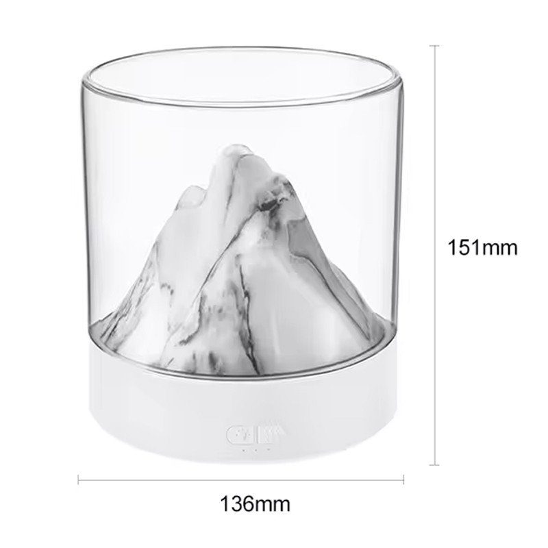Зволожувач повітря з арома D5 Mountain gradient colour 300ml White 2