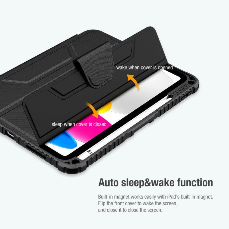 Чохол-книжка Nillkin Bumper Pro для Apple iPad 10.9" (2022-24) / 11" (A16) 2025 Black 4