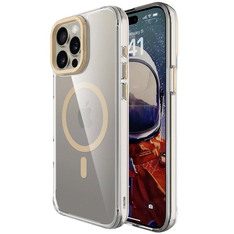 Чохол TPU Space Case Apex with Magnetic Fit для Apple iPhone 15 Pro (6.1") Gold