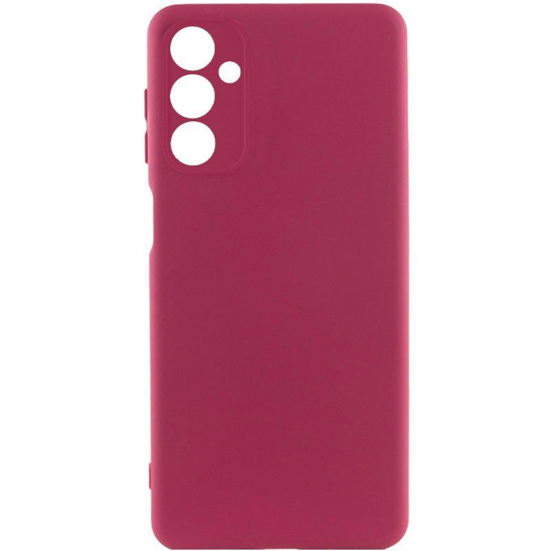Чохол Silicone Cover Ummi Lakshmi Full Camera (AA) для Samsung Galaxy A15 4G/5G / M15 5G Бордовий / Marsala