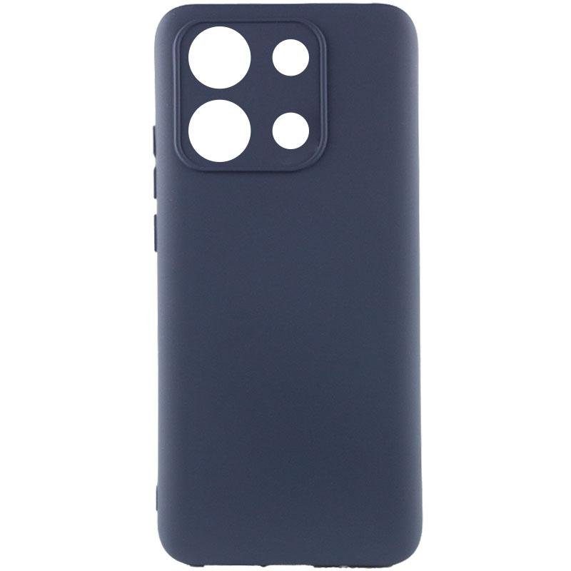 Чохол TPU GETMAN Liquid Silk Full Camera для Xiaomi Redmi Note 13 Pro 4G / Poco M6 Pro 4G / Note 14S Синій / Midnight Blue