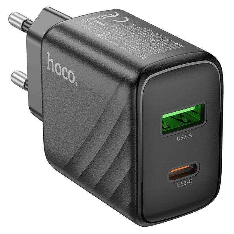 МЗП Hoco CS23A Sunlight PD30W+QC3.0 (1USB-A/1C) Black 2