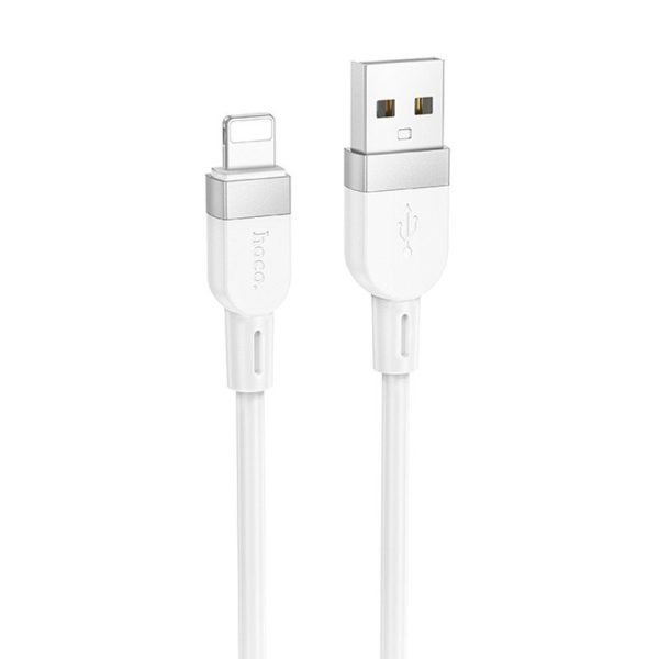 Дата кабель Hoco X109 Energy silicone USB to Lightning (1m) White