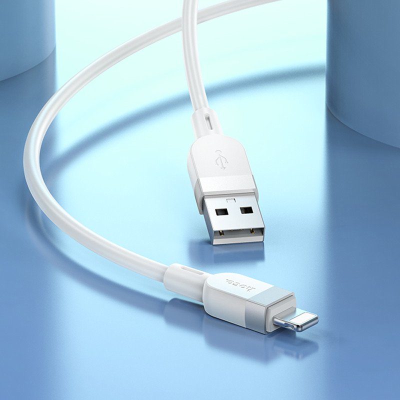 Дата кабель Hoco X109 Energy silicone USB to Lightning (1m) White 3