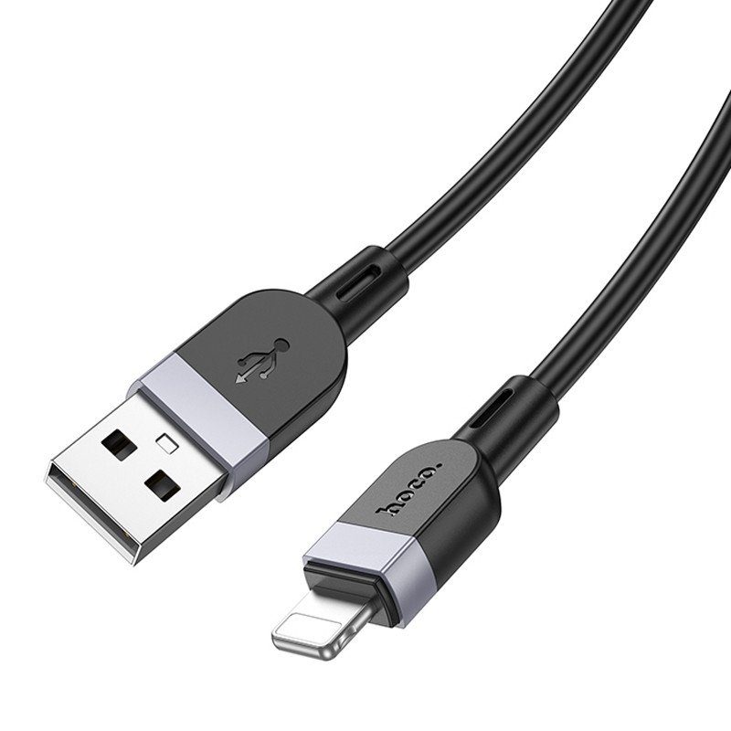 Дата кабель Hoco X109 Energy silicone USB to Lightning (1m) Black 3