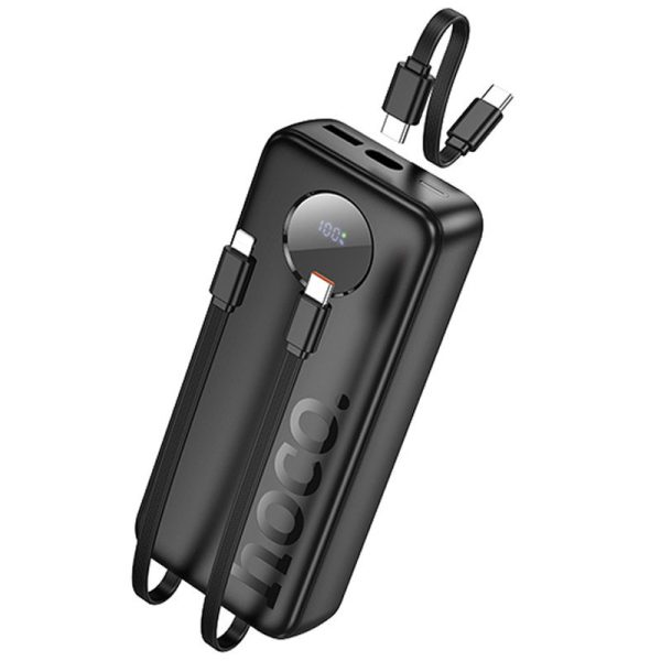 Портативний ЗП Power Bank Hoco J132A Sabio 22.5W+PD20W with 3 cables 20000 mAh Black