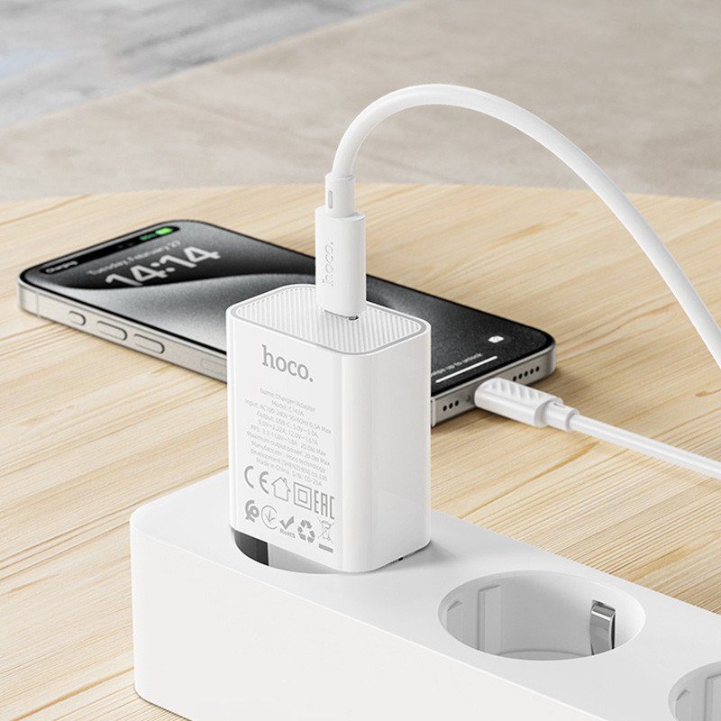 МЗП Hoco C143A Benefit PD20W (1USB-C) White 8