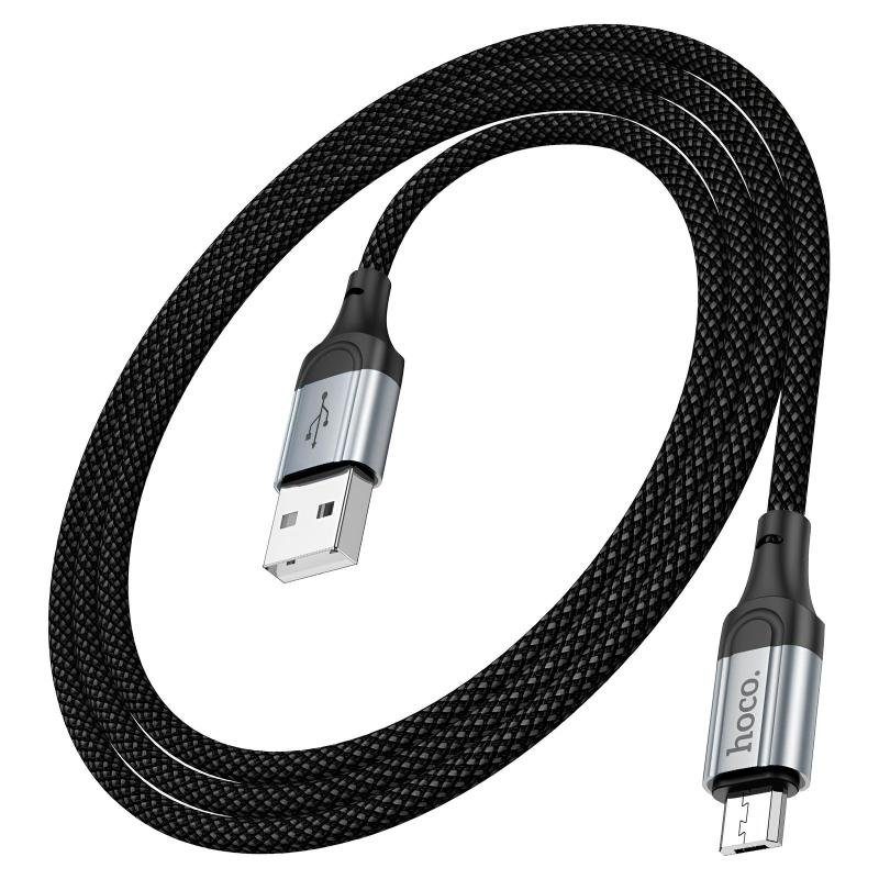 Дата кабель Hoco X102 Fresh USB to MicroUSB (1m) Black 5