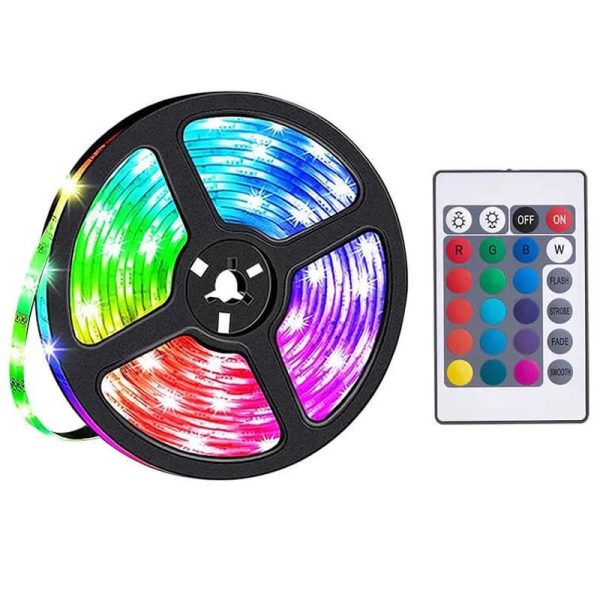 Світлодіодна LED лента Hoco DL30 Plus + remote control (4m) Black