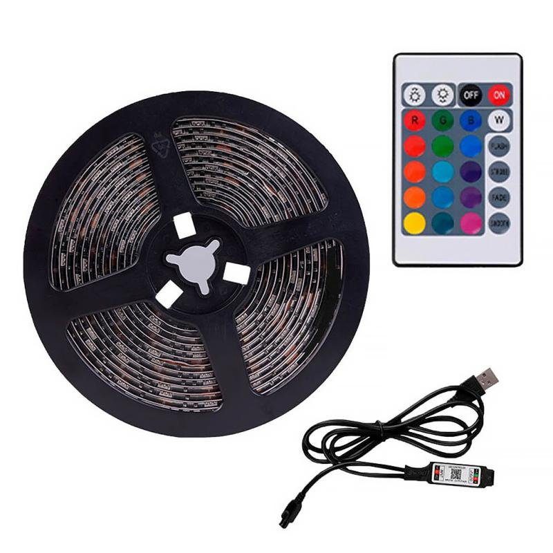 Світлодіодна LED лента Hoco DL30 Plus + remote control (4m) Black 2