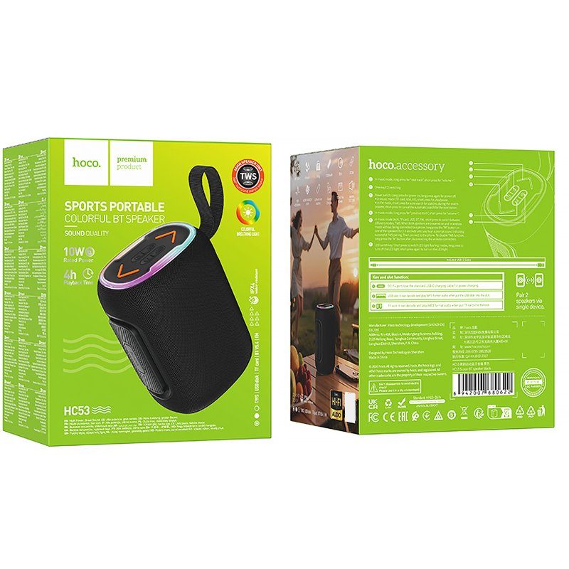 Bluetooth Колонка Hoco HC53 Suyun 10W Black 3