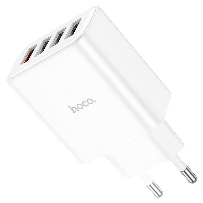 МЗП Hoco C102A Fuerza QC3.0 (4USB-A) White 5