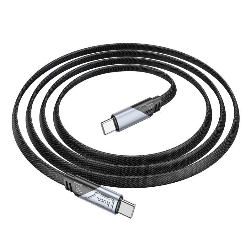 Дата кабель Hoco U119 Machine charging data Type-C to Type-C 60W (1.2m) Black 3